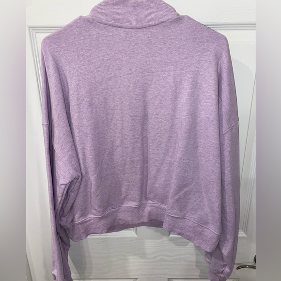 Gymshark Lilac Quarter-Zip Sweatshirt - Picture 5 of 5